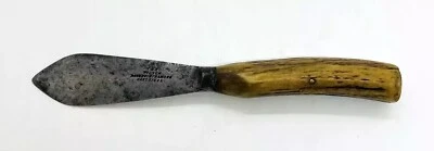  RARE & EARLY HAND MADE SMALL CAST STEEL STAG WORKMANS SHEFFIELD KNIFE 1832~1845 - Image 1 of 4