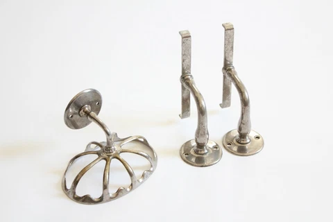antique bathroom soap holder shelf support nickel | jl mott vtg deco victorian Cover