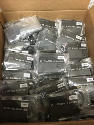 LOT OF 100 Jabra STEP Black Neckband Sport Ear-Hook Headsets Wholesale A-Stock - Image 1 of 4