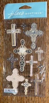 Jolees Inspirational Crosses Crucifix Prayer Church Catholic Baptist Religion 3D - Image 1 of 4