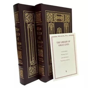 new Easton Press LIFE LENIN Louis Fischer Limited Edition Leather Bound 2v Set - Imagen 1 de 9