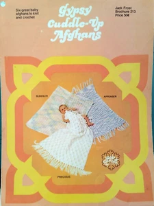 Jack Frost 0213 GYPSY CUDDLEup AFGHANS 1973 4pg leaflet  6 patterns - Picture 1 of 5