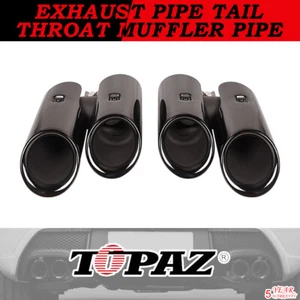 PAIR For 2019 2020-2024 Porsche Macan 2.0T Exhaust Pipe Tail Throat Muffler Pipe - Picture 1 of 11