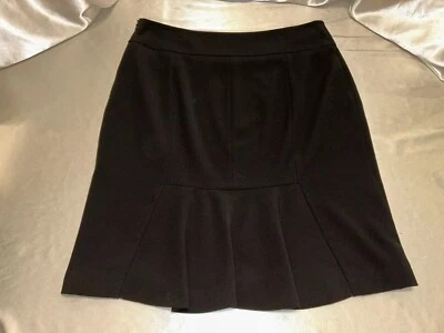 Hobbs Women’s New York A-Line Skirt Black Pleated Back Size 16 - Image 1 of 4
