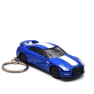 Nissan GT-R R35 Azul Personalizado Escala 1/64 Diecast 🎁 GRAN Regalo 🎁 - Imagen 1 de 6