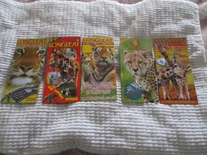 Longleat Safari Park Zoo Leaflets x 5 2000, 2001, 2002, 2004, & 2017 VGC - Picture 1 of 2