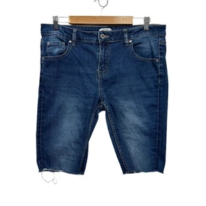 Just Jeans Denim Shorts Size 14 Cut Off Raw Hem - Bild 1 von 7