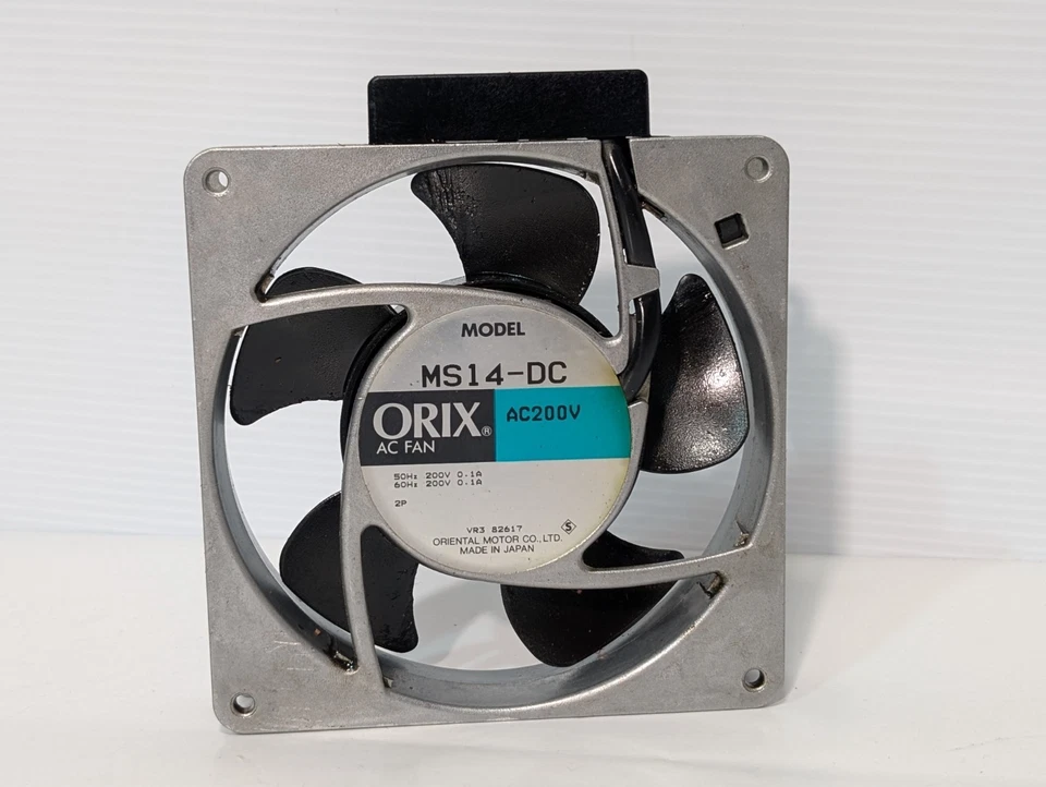 Oriental Motor MS14-DC ORIX AC Fan, AC200V, 50/60Hz, 0.1A, Pre-Owned, As Shown - Изображение 1 из 4