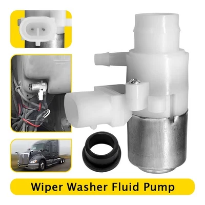 Windshield Washer Fluid Pump Fit for Peterbilt 320 365 387 386 388 Kenworth T680 - Image 1 of 4