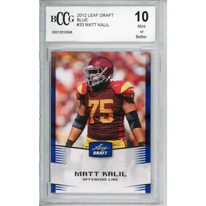 Matt Kalil 2012 Football Leaf Draft #33 Blue BCCG 10 - Picture 1 of 2