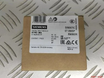 SIEMENS 6ES7131-6BH01-0BA0 SIMATIC ET 200SP DI 15x24VDC - Imagen 1 de 4