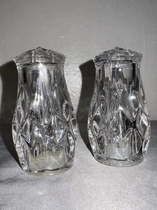 Vintage Hand Cut Crystal Clear Gorham Althea Collection Salt and Pepper Shakers - Picture 1 of 7