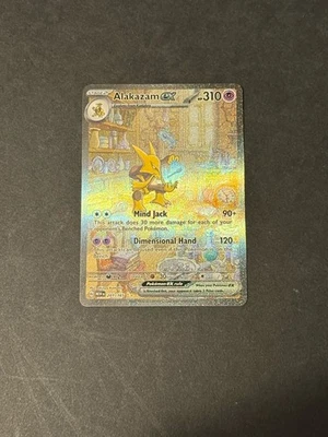 Scarlet & Violet 151 Alakazam ex 201/165 Pokémon TCG Illustration Rare Holo - Image 1 of 2