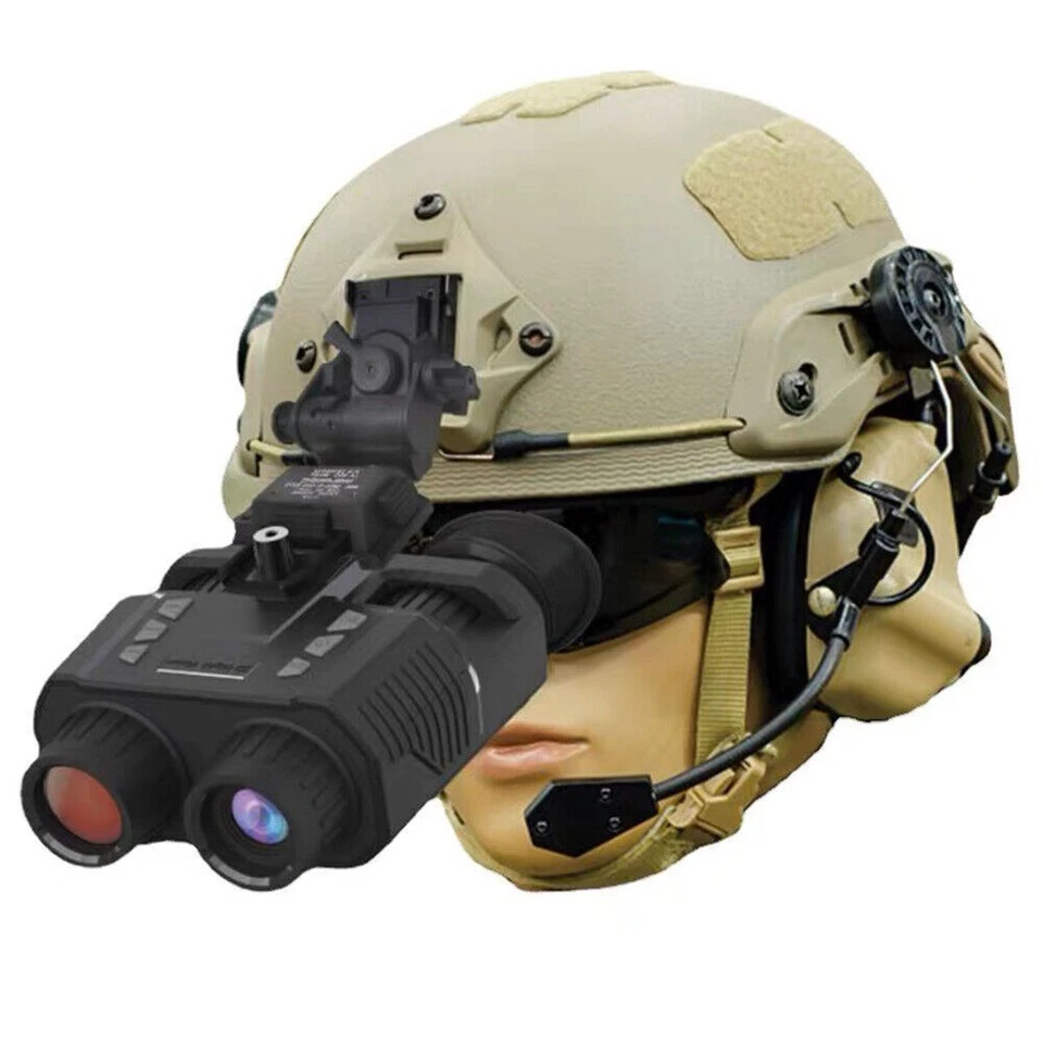 3D 1080P Night Vision Binoculars Goggles Head Mount Infrared Night Vision NV8000 - Image 1 of 4