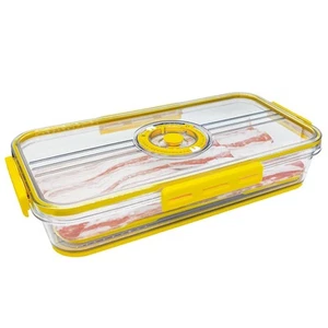 WonLiq Airtight Bacon Keeper Containers with Lids, Premium Cold Cut Storage f... - Picture 1 of 8