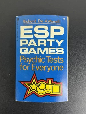 ESP Party Games , Psychic Tests for Everyone Richard De A’Morelli 1976 - Kreskin - Image 1 of 4