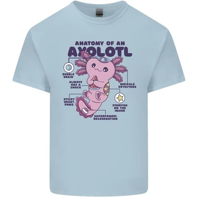 Axolotl Anatomy Kids T-Shirt Childrens - Image 1 of 4