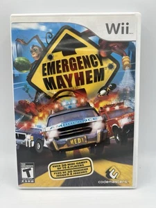 Emergency Mayhem (Nintendo Wii, 2008) Complete CIB Mint Disc - Imagen 1 de 4