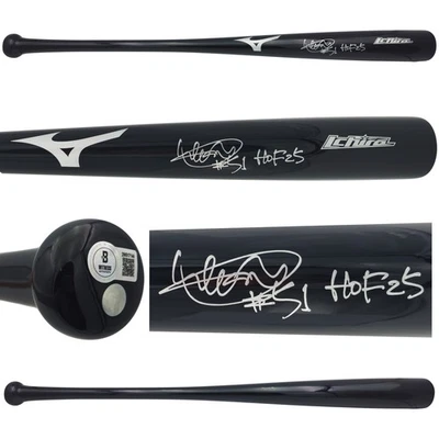 Ichiro Suzuki Auto Mizuno Player Model Baseball Bat Mariners Auto HOF 25 Beckett - Image 1 of 4