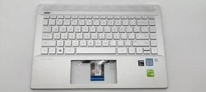 OEM HP Pavilion 14-CE 14-CE0027 14-CE0016 Palmrest Backlit W Keyboard L19191-001 - Picture 1 of 2