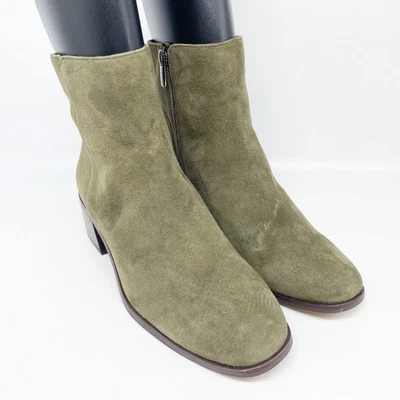 Botines Vince Camuto para mujer Jerlindi verde gamuza cremallera verde oliva talla 9,5 M Foto 1 de 4