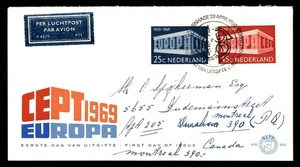 Mayfairstamps Netherlands FDC 1969 Europa Cept Combo Gravenhage First Day Cover - Picture 1 of 2