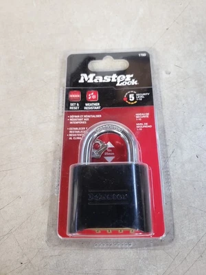 Master Lock 178D Combination Padlock, Body Thickness 1 In, Number Of Dials 4, - Image 1 of 4