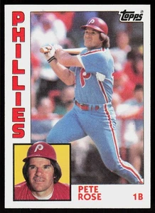 1984 Topps Pete Rose #300 BASEBALL CARD Philadelphia Phillies - Picture 1 of 2