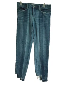 Anthropologie Chelsea & Violet Jeans Women's Size 27 Two Tone Step Cut Hem - Picture 1 of 6