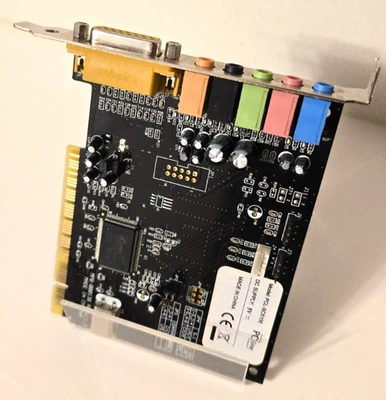 PCI Sound  5.1  Surround  Sound Card, PC Line PCL-SC5100 , CMI8738 Chipset - Image 1 of 4