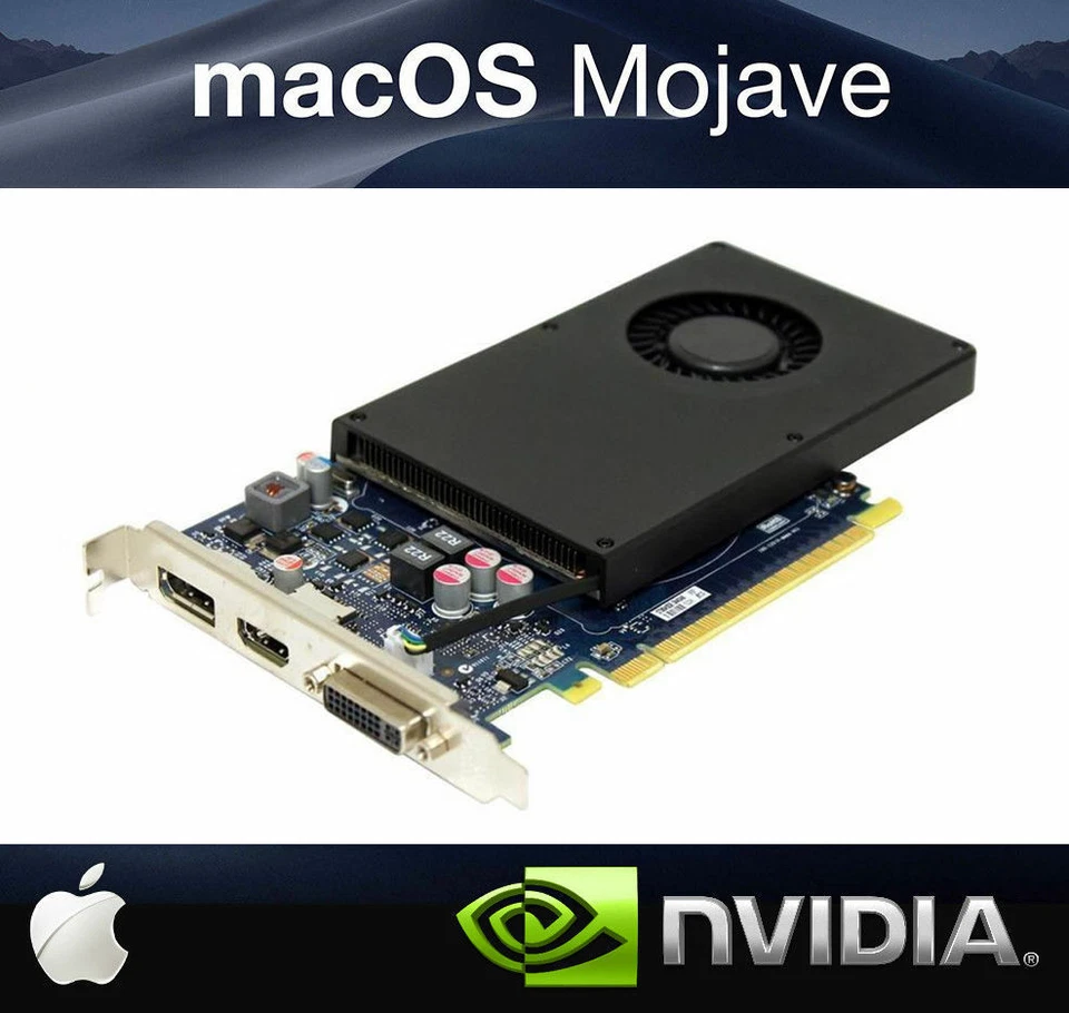 Apple MAC PRO Nvidia GT 640 1GB PCI-E Video Card OSX Mojave Catalina Metal - Image 1 of 1