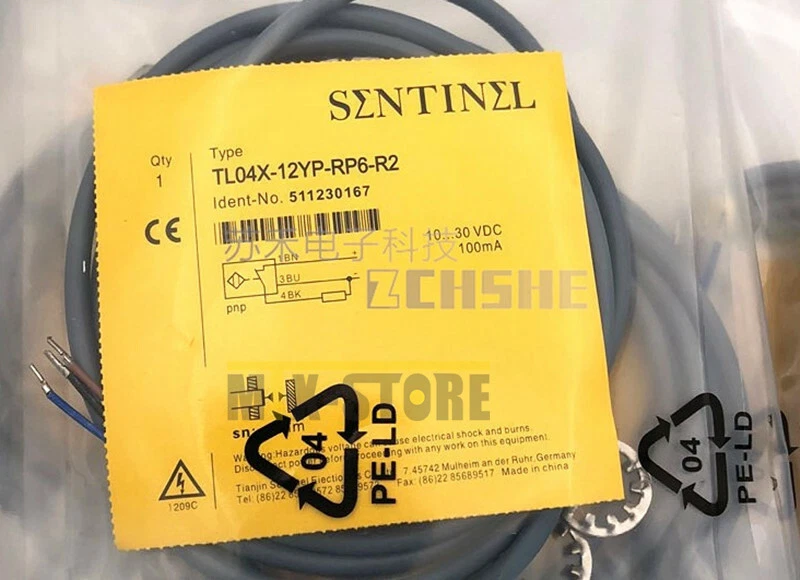 1PCS NEW SENTINEL TL04X-12YP-RP6-R2 Sensor&Proximity Switch - Image 1 of 1