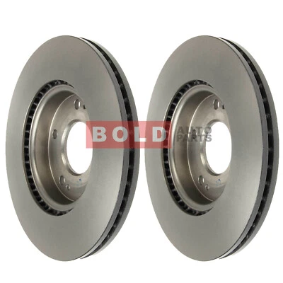 Conjunto de 2 rotores de freio a disco dianteiros revestidos com ventilação 280mm Brembo para Hyundai Kia - Imagem 1 de 4