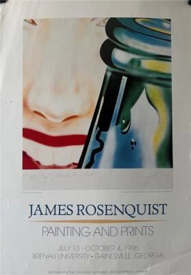 James Rosenquist Hey Let's Go For a Ride Offset Lithograph on Paper As is - Imagem 1 de 4