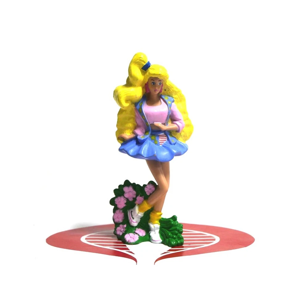 Barbie Fast Food Happy Meal Toy PVC Barbie PVC 4.25" Mattel 1991  - Image 1 of 1