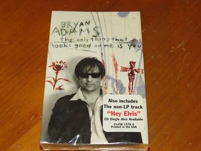 BRYAN ADAMS - 2 Track 1996 USA Cassette Tape Single w/ HEY ELVIS! SEALED! no cd - Image 1 of 4