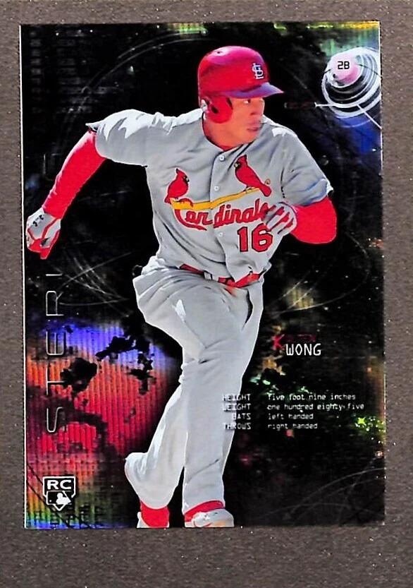 2014 Bowman Sterling Refractor #32 Kolten Wong Rookie /199 - Image 1 of 3
