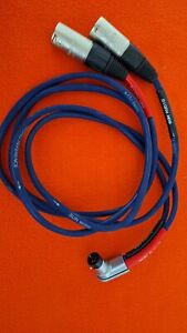 SUNAUDIO Phonoreferenz-Kabel, SME-Winkelstecker auf XLR 3 pol, 1,2m