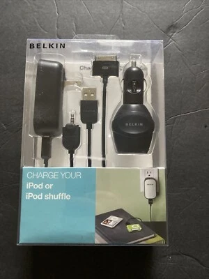 BELKIN CARGA CUALQUIER iPod o iPod Shuffle Car o Home*NUEVO Foto 1 de 4