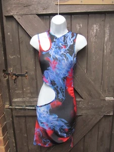 EGO MINI BODYCON DRESS MULTI COLOUR ( SIZE 6 ) NEW - Picture 1 of 9