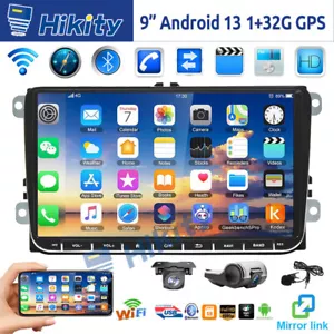 Für VW GOLF 5 6 Touran Caddy Passat Autoradio DVR 32G Android 13 GPS RDS Navi DE - Bild 1 von 17