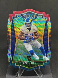 Cam Akers 2020 Select Premier Tri-Color Prizm Die-Cut #155 Rams Rookie RC - Picture 1 of 2