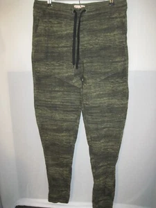 INDIGO & CHINO The Jogger Stretch Green Camo Pants Elastic Ankle Size XL - Picture 1 of 6