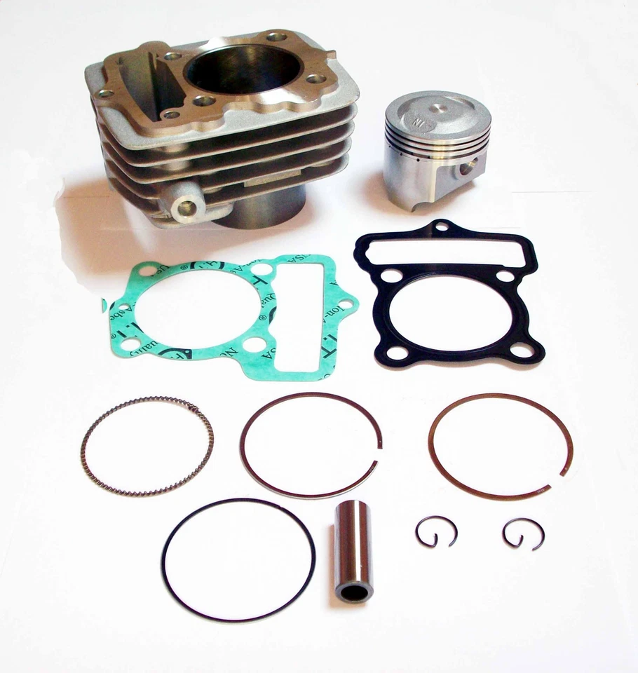 Kit Pistone Cilindro Tuning 80cc Power Cylinder Piston Kit Honda CB CY XL 50  - Immagine 1 di 1