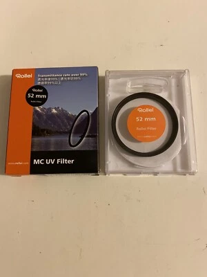 Rollei MC UV Filter 52mm Transmittance Rate Over 99% New In Box - Image 1 of 3