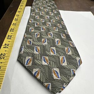 Jos.A.Bank Signature Gold Limited Edition Neck Tie 100% Silk Made In USA Nice