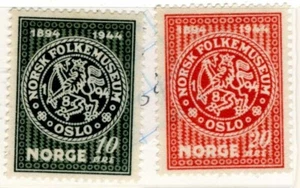 1945 Norway Stamp SC# 272 273 MLH OG - Picture 1 of 1