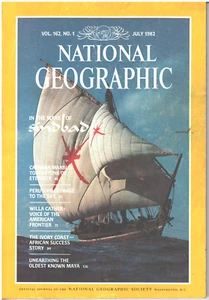 NATIONAL GEOGRAPHIC Magazine July 1982 Sindbad Carrara Andean Trek Willa Cather - Picture 1 of 1