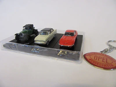 Edition Atlas Opel Set 1:87 Kadett, Tree Frog, Opel GT - 3 Models in Set - Image 1 of 4
