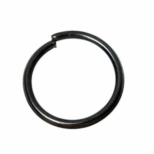 100 piezas Gunmetal Open Jump Rings – 8mm – calibre 21 (0,7 mm de espesor) - Imagen 1 de 3